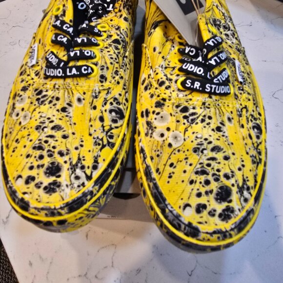 OTW Vans x S.R. Studio LA CA Authentic 44 Vibram Mens 10 Jackson Pollock Art NEW - Picture 4 of 16